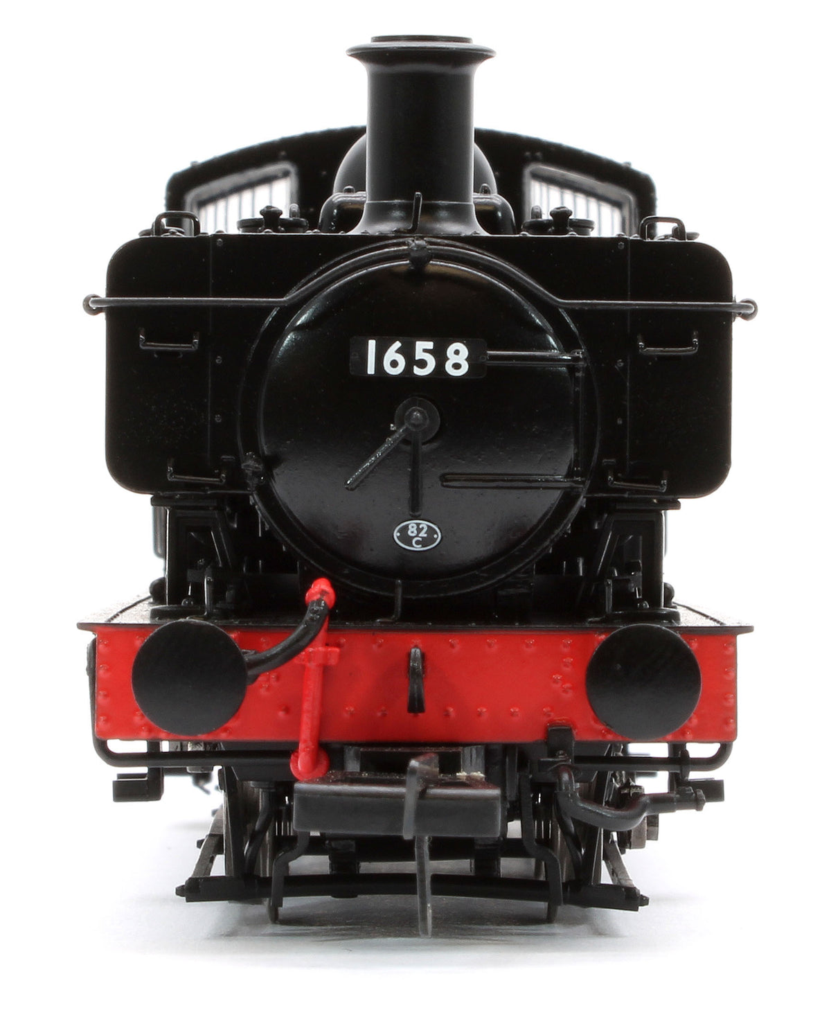 MR-301F Class 16xx 0-6-0PT BR Black Early Emblem 1658 Steam Locomotive