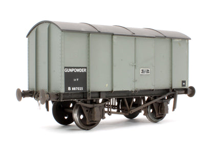 Pre-Owned Kit Built BR Grey 11T Gunpowder Van No.B887025 - Weathered