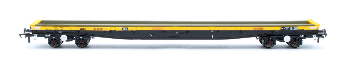 Pre-Owned RT-OO-YQA-409 YMA / YQA Parrs Departmental Yellow No. YMA Parr DC967555 (grey underframe) and YQA Parr DC967569 (black underframe) - Twin Pack
