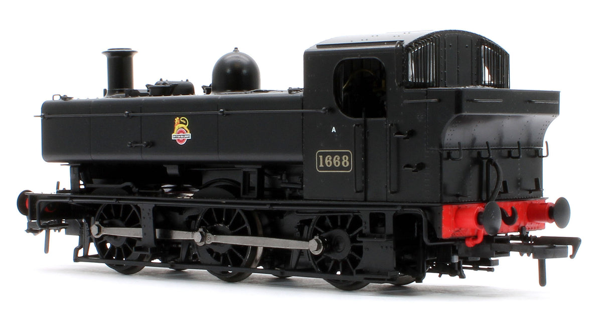 MR-301G Class 16xx 0-6-0PT BR Black Early Emblem 1668 Steam Locomotive