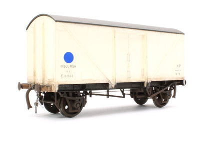 Pre-Owned Kit Built BR White 12T Insulated Fish Van No.E87663 - Weathered