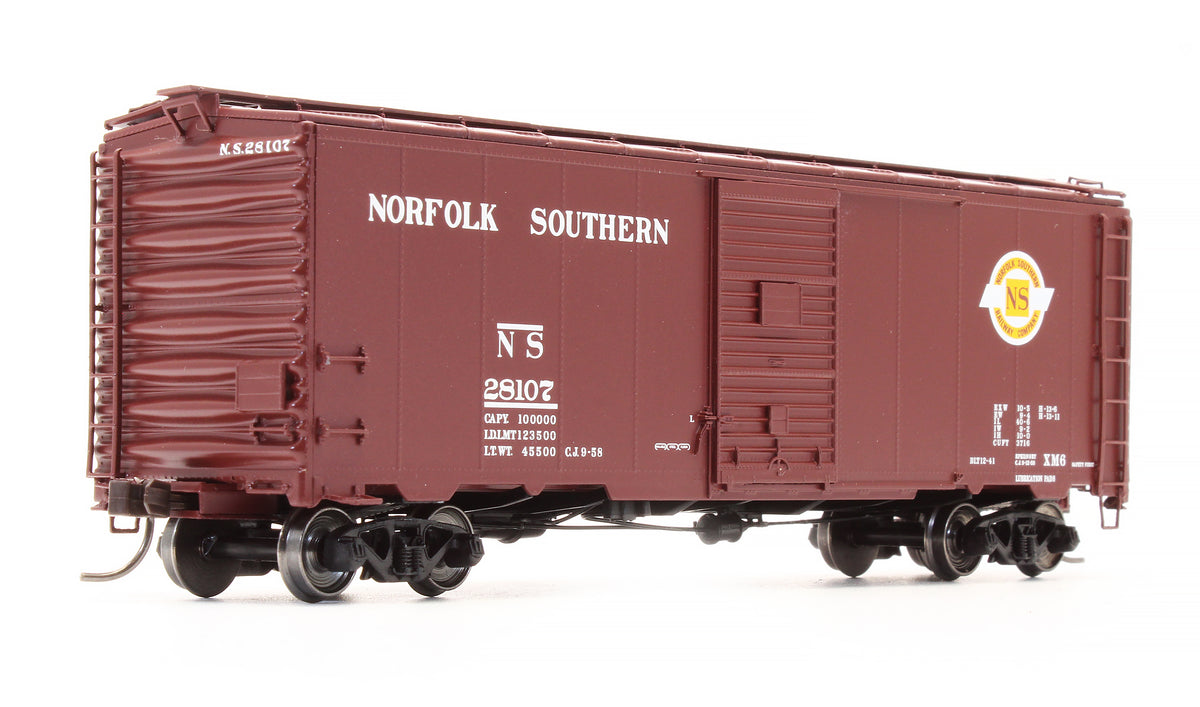 Pre-Owned 20 004 767 40' Postwar Box Car 6' Door Norfolk Southern - Road #28107