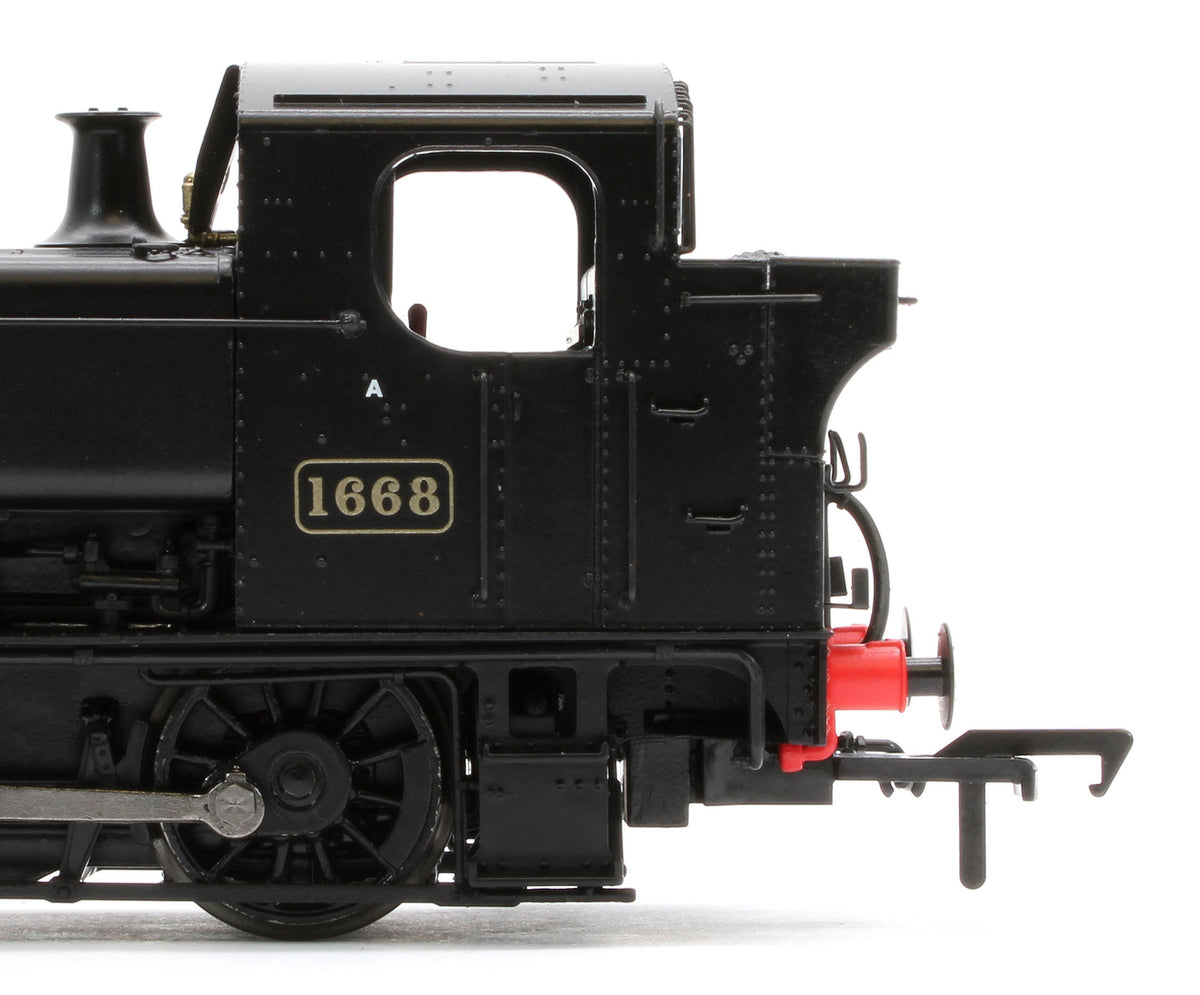 MR-301G Class 16xx 0-6-0PT BR Black Early Emblem 1668 Steam Locomotive