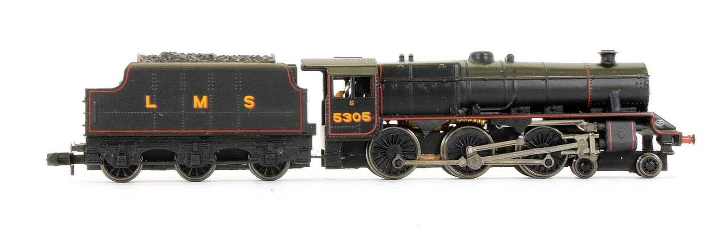 Pre-Owned 372-125 LMS Lined Black 4-6-0 '5305' Steam Locomotive