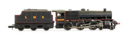 Pre-Owned 372-125 LMS Lined Black 4-6-0 '5305' Steam Locomotive