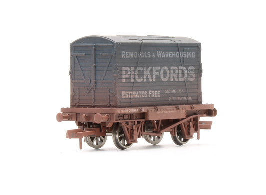 Pre-Owned 4F-037-103 Pickfords Conflat And Container - Weathered