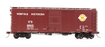 Pre-Owned 20 004 767 40' Postwar Box Car 6' Door Norfolk Southern - Road #28107