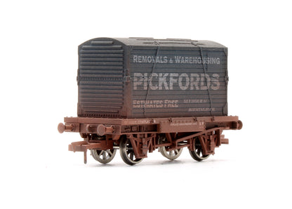 Pre-Owned 4F-037-103 Pickfords Conflat And Container - Weathered