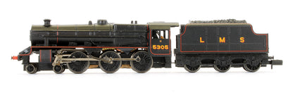 Pre-Owned 372-125 LMS Lined Black 4-6-0 '5305' Steam Locomotive