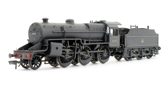 Pre-Owned 2-6-0 Crab 42942 BR Lined Black Early Emblem Steam Locomotive - Weathered