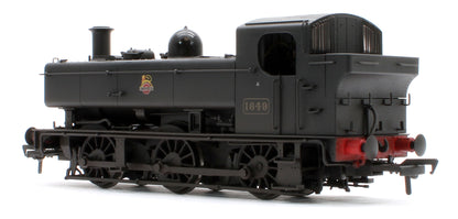 MR-302B Class 16xx 0-6-0PT BR Black Early Emblem 1649 - Steam Locomotive - Weathered