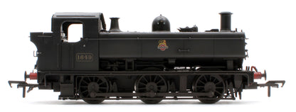 MR-302B Class 16xx 0-6-0PT BR Black Early Emblem 1649 - Steam Locomotive - Weathered