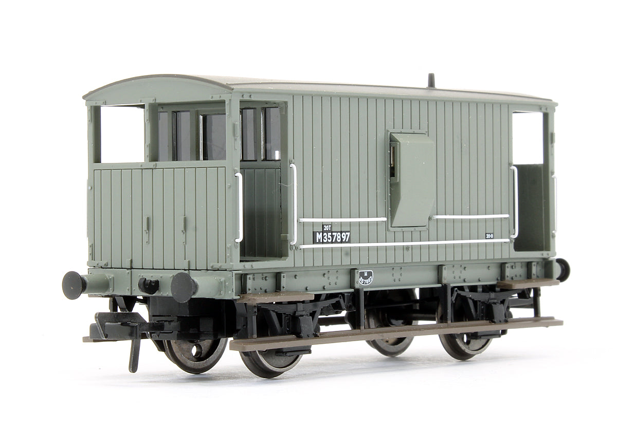 Pre-Owned Midland Brake Van BR Grey (With Duckets)