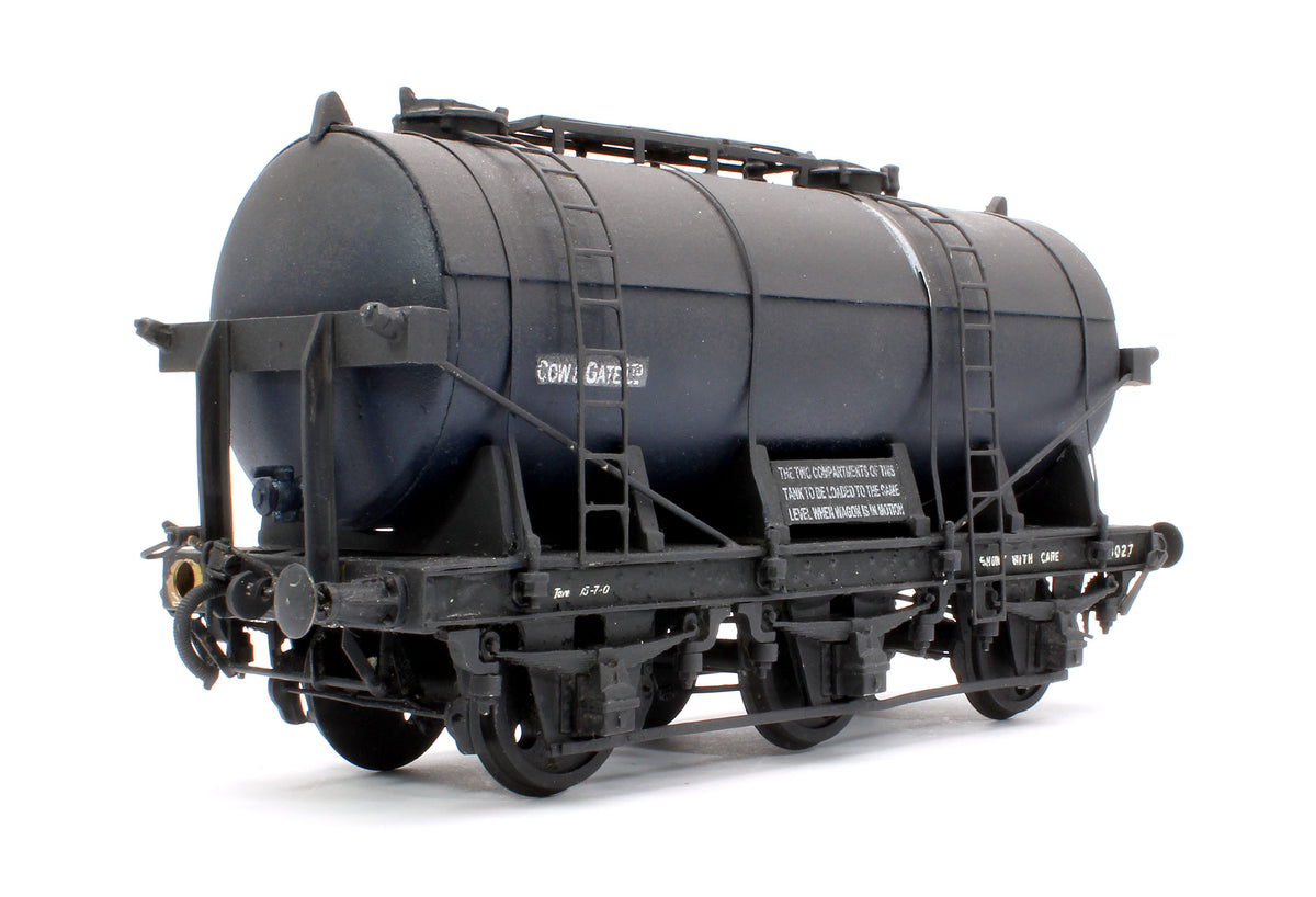 Pre-Owned Kit Built Black Milk Tanker No.3027 'Cow & Gate Ltd' - Weathered