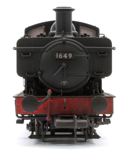 MR-302B Class 16xx 0-6-0PT BR Black Early Emblem 1649 - Steam Locomotive - Weathered