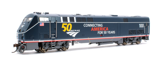 AMD103/P42, Amtrak 50th Anniversary Blue Locomotive #100 Diesel Locomotive