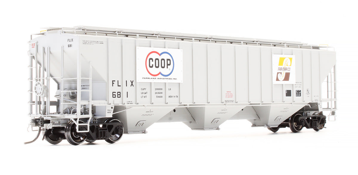 Pre-Owned 11247-03 PS4750 Covered Hopper Flix Coop Far Mar Co - Road #681