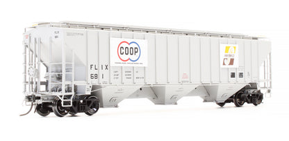 Pre-Owned 11247-03 PS4750 Covered Hopper Flix Coop Far Mar Co - Road #681