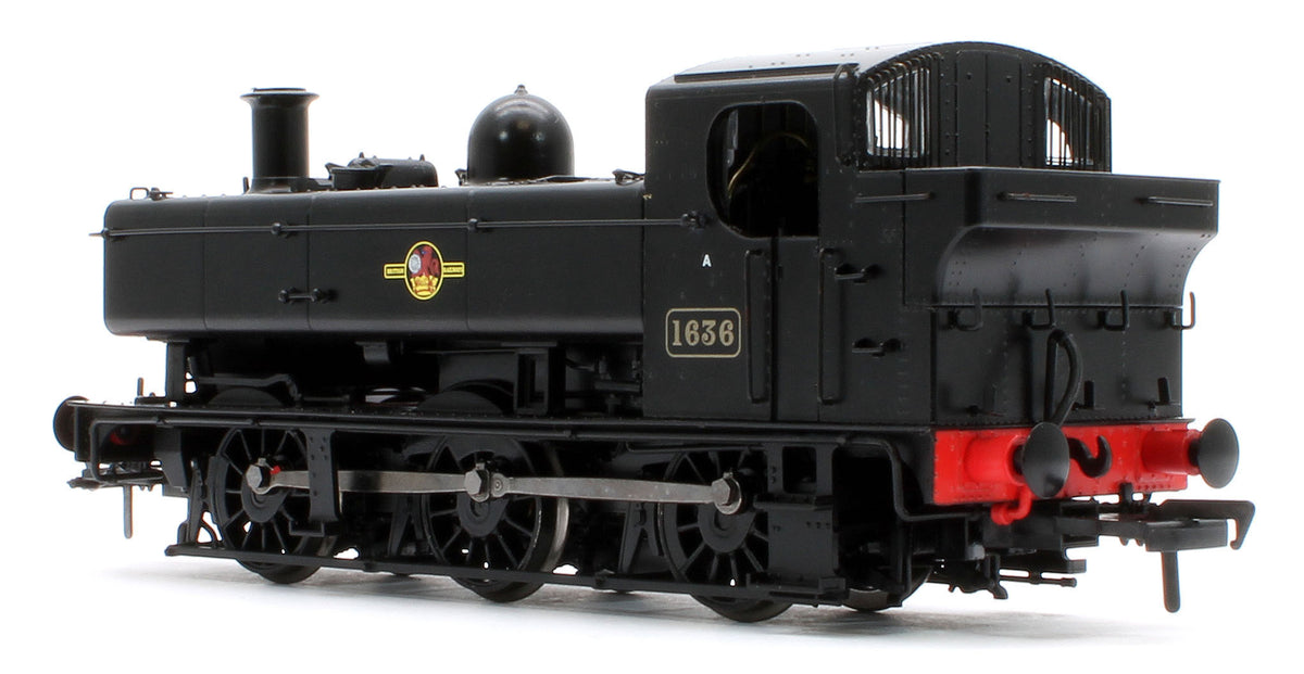 MR-304A Class 16xx 0-6-0PT BR Black Late Crest 1636 Steam Locomotive