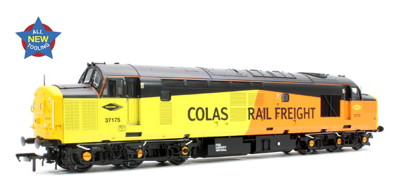Class 37/0 Centre Headcode 37175 Colas Rail Diesel Locomotive