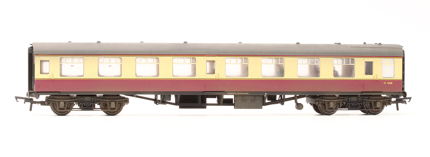 Pre-Owned R4620A BR Crimson & Cream Mk1 Second Open Coach 'M 4368' - Custom Weathered