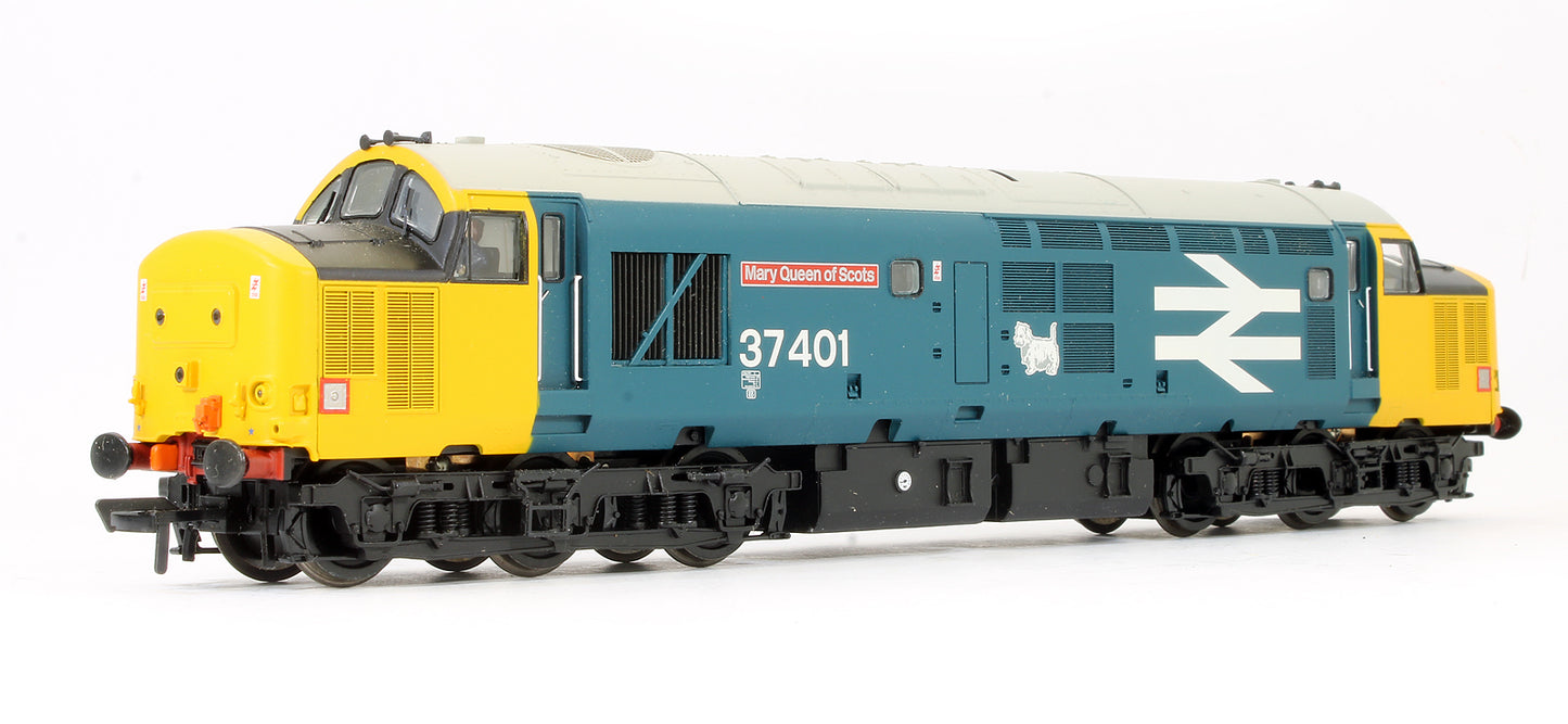Pre-Owned 32-377A Class 37/4 37401 BR Blue Large Logo 'Mary Queen Of Scots' Diesel Locomotive