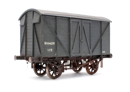 Pre-Owned Kit Built BR Grey 12T Van No.W104371 - Weathered