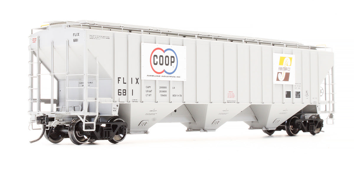 Pre-Owned 11247-03 PS4750 Covered Hopper Flix Coop Far Mar Co - Road #681