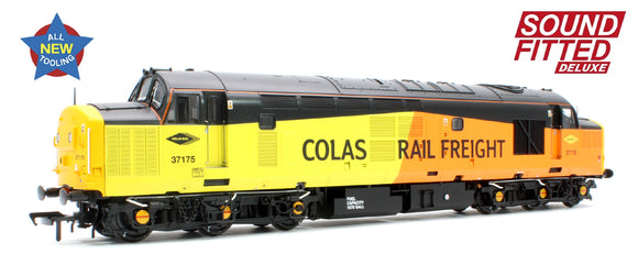 Class 37/0 Centre Headcode 37175 Colas Rail Diesel Locomotive (Deluxe DCC Sound)