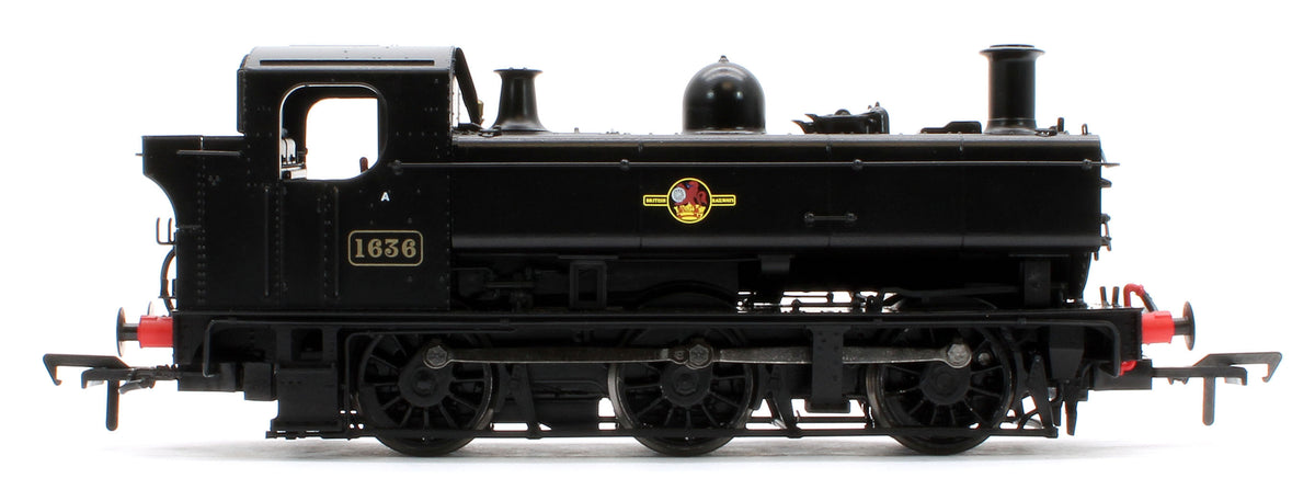 MR-304A Class 16xx 0-6-0PT BR Black Late Crest 1636 Steam Locomotive
