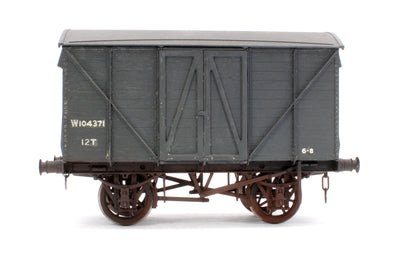 Pre-Owned Kit Built BR Grey 12T Van No.W104371 - Weathered