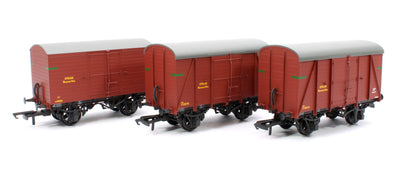 SR Mixed D1478/D1479 Banana Van - Transitional British Railways (1948-1950) - Triple Pack