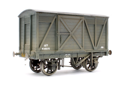 Pre-Owned Kit Built BR Grey 8T Fruit Van No.M60172 - Weathered