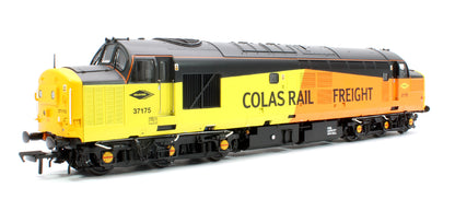 Class 37/0 Centre Headcode 37175 Colas Rail Diesel Locomotive (Deluxe DCC Sound)