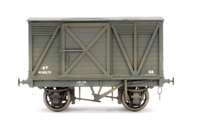 Pre-Owned Kit Built BR Grey 8T Fruit Van No.M60172 - Weathered