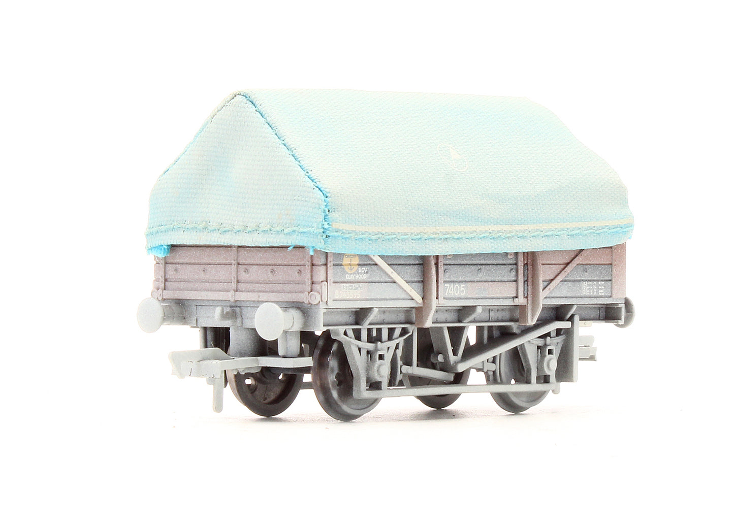 Pre-Owned 33-080C BR Bauxite China Clay Wagon With Hood 7405 - Weathered