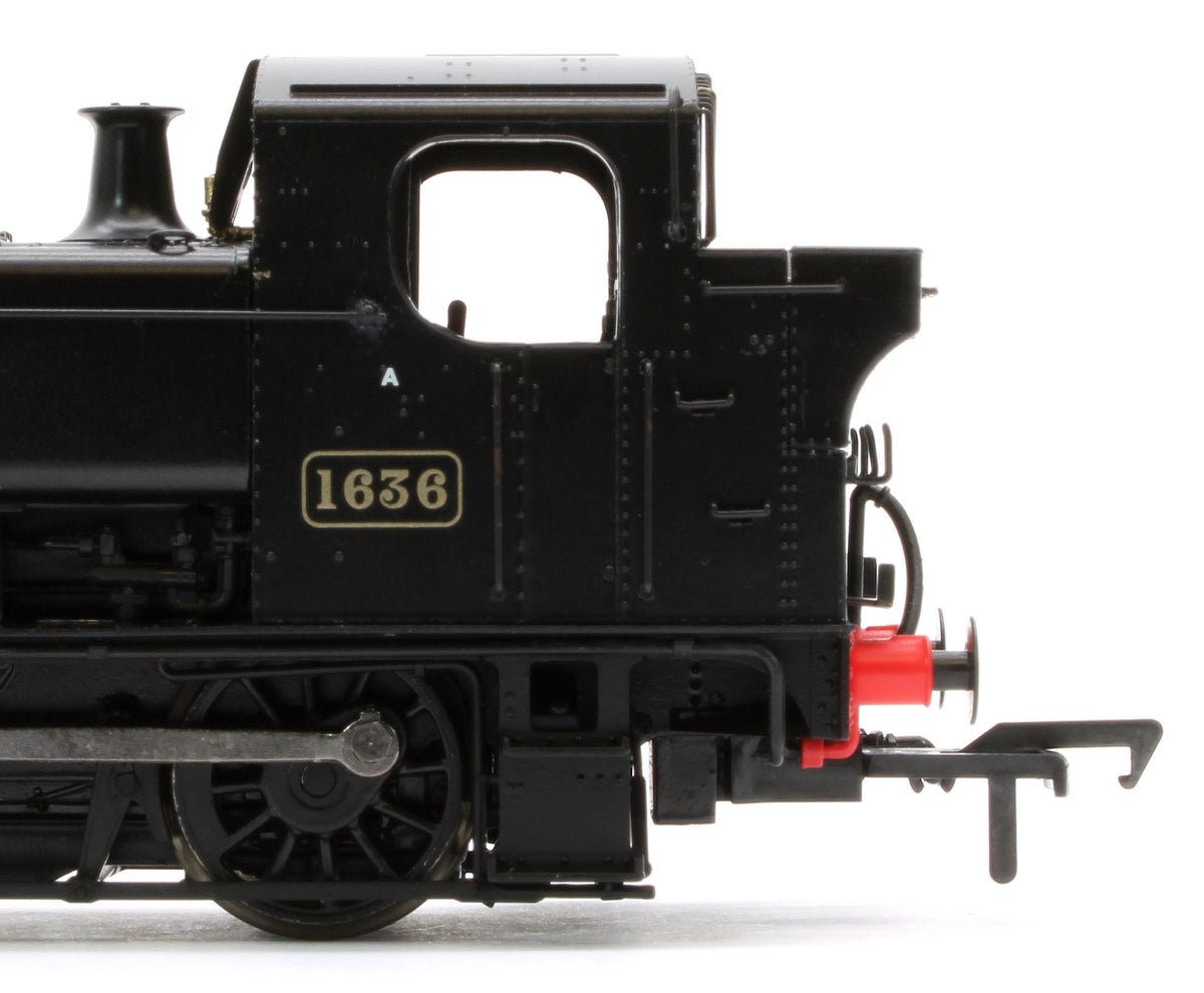 MR-304A Class 16xx 0-6-0PT BR Black Late Crest 1636 Steam Locomotive