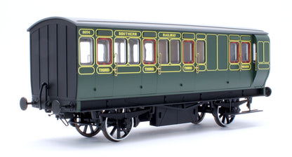 Stroudley 4 Wheel Electrically Lit Brake 3rd Southern Lined Green 3674