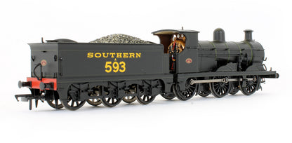 Pre-Owned C Class A593 Southern Lined Black Steam Locomotive