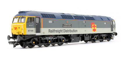 Pre-Owned Class 47146 'Loughborough Grammar School' Railfreight Distribution Diesel Locomotive (Renamed & Numbered)