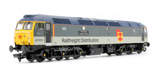 Pre-Owned Class 47033 'The Royal Logistic Corps' Railfreight Distribution Diesel Locomotive (Renamed & Numbered)