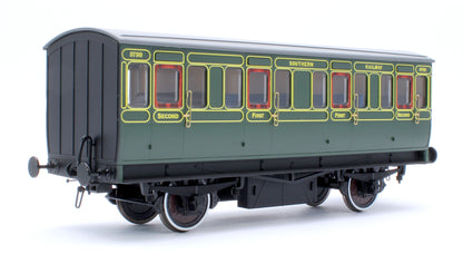 Stroudley 4 Wheel Electrically Lit Composite Southern Lined Green 5799 - DCC & Light Bar Fitted