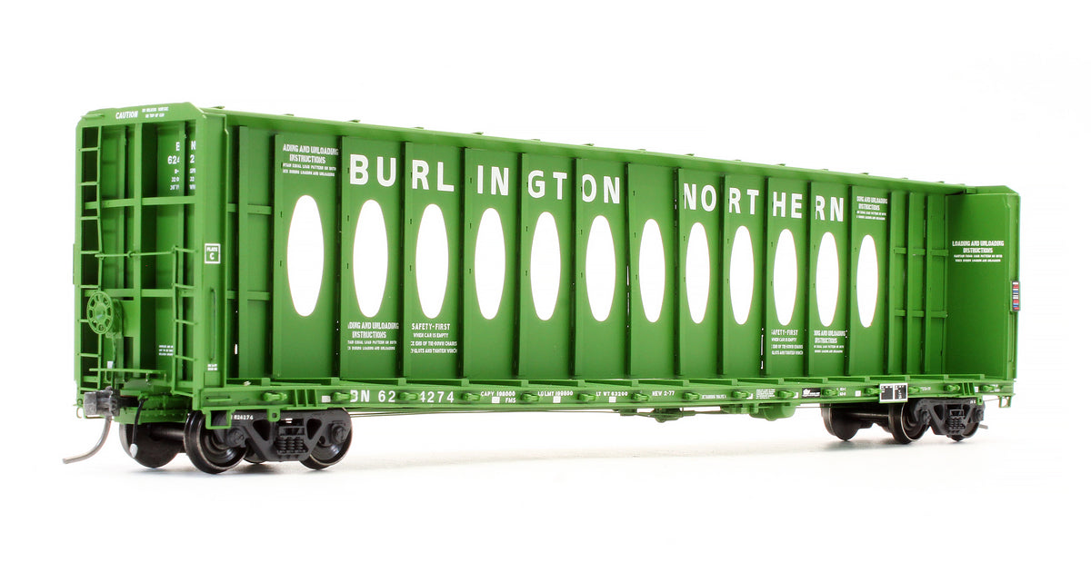 Pre-Owned EP-81103-16 Burlington Northern Thrall 63' Centerbeam Flat Car - Road #624274