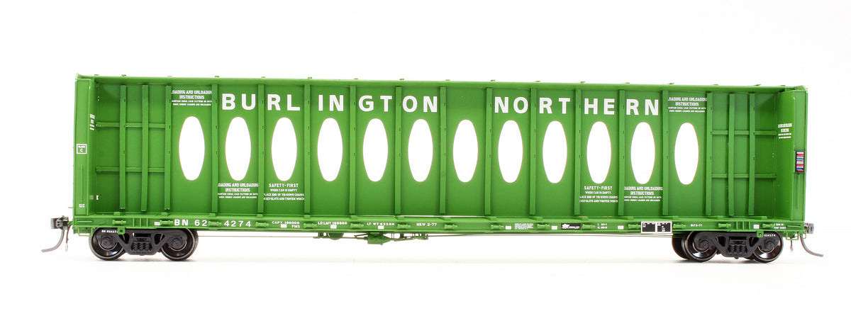 Pre-Owned EP-81103-16 Burlington Northern Thrall 63' Centerbeam Flat Car - Road #624274