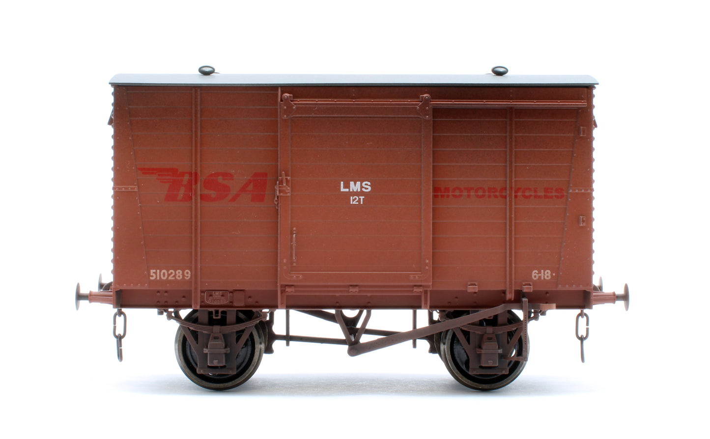 7F-065-009W LMS Standard 12t Van BSA Motorcycles - Weathered
