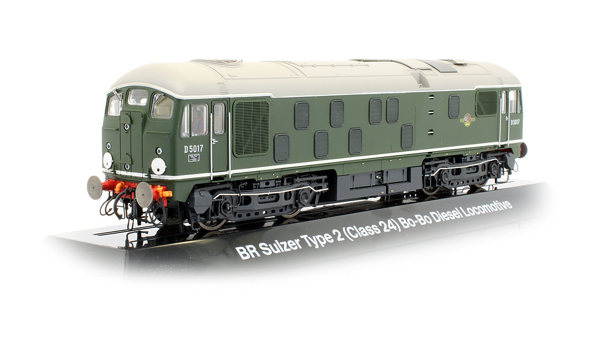Pre-Owned BR Green Class 24 'D5017' Diesel Locomotive - DCC Sound