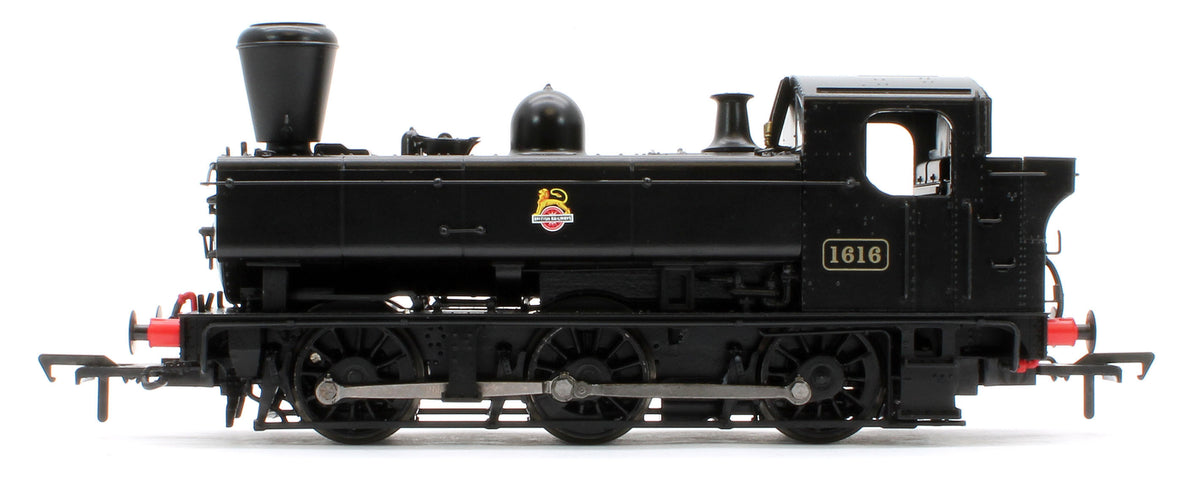 MR-307A Class 16xx 0-6-0PT BR Black Early Emblem 1616 Steam Locomotive