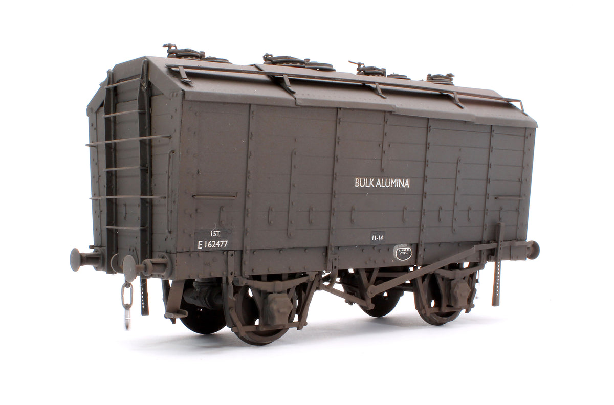 Pre-Owned Kit Built BR Black 15T Bulk Alumina Wagon No.E162477 - Weathered