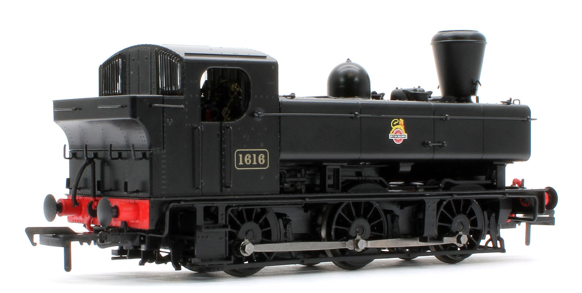 MR-307A Class 16xx 0-6-0PT BR Black Early Emblem 1616 Steam Locomotive