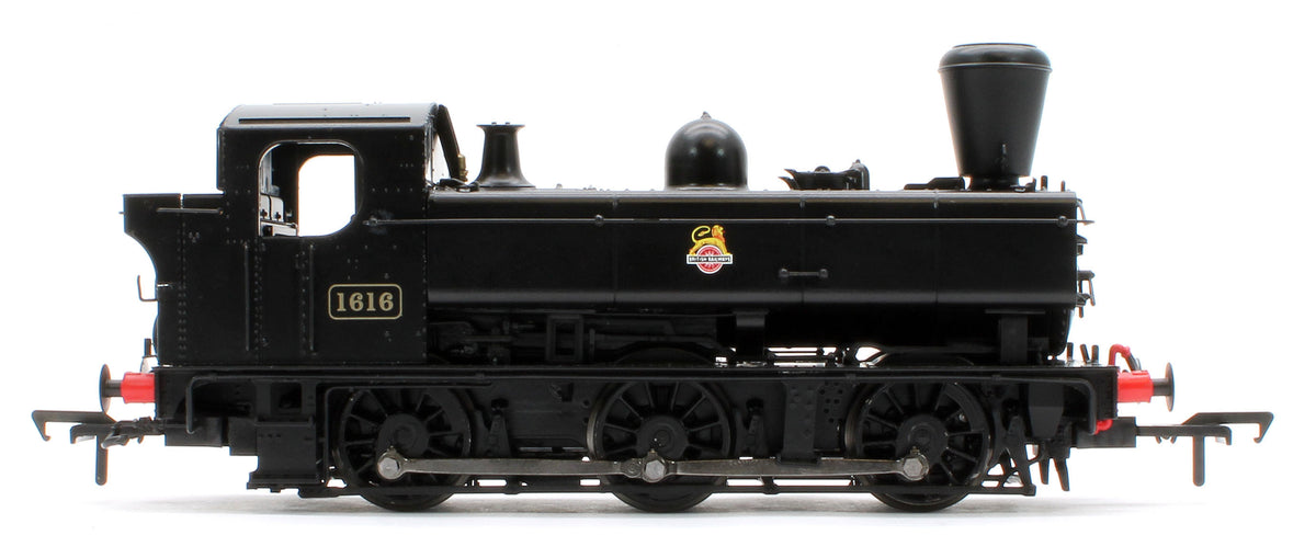 MR-307A Class 16xx 0-6-0PT BR Black Early Emblem 1616 Steam Locomotive